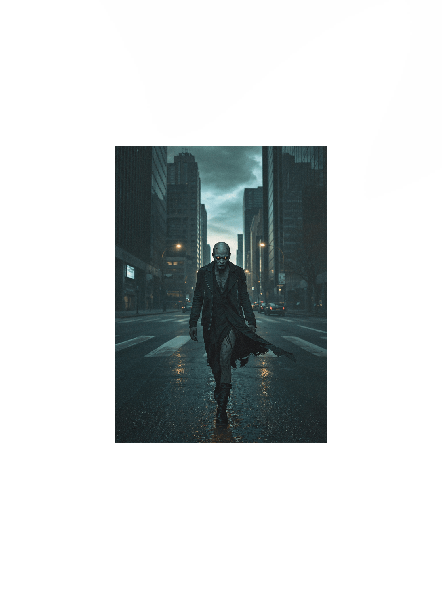 The Harbinger Walks Matte Poster product image (1)