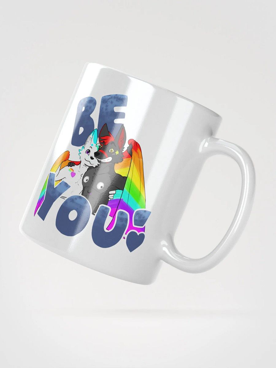 Be You! Pride White Glossy Mug product image (4)
