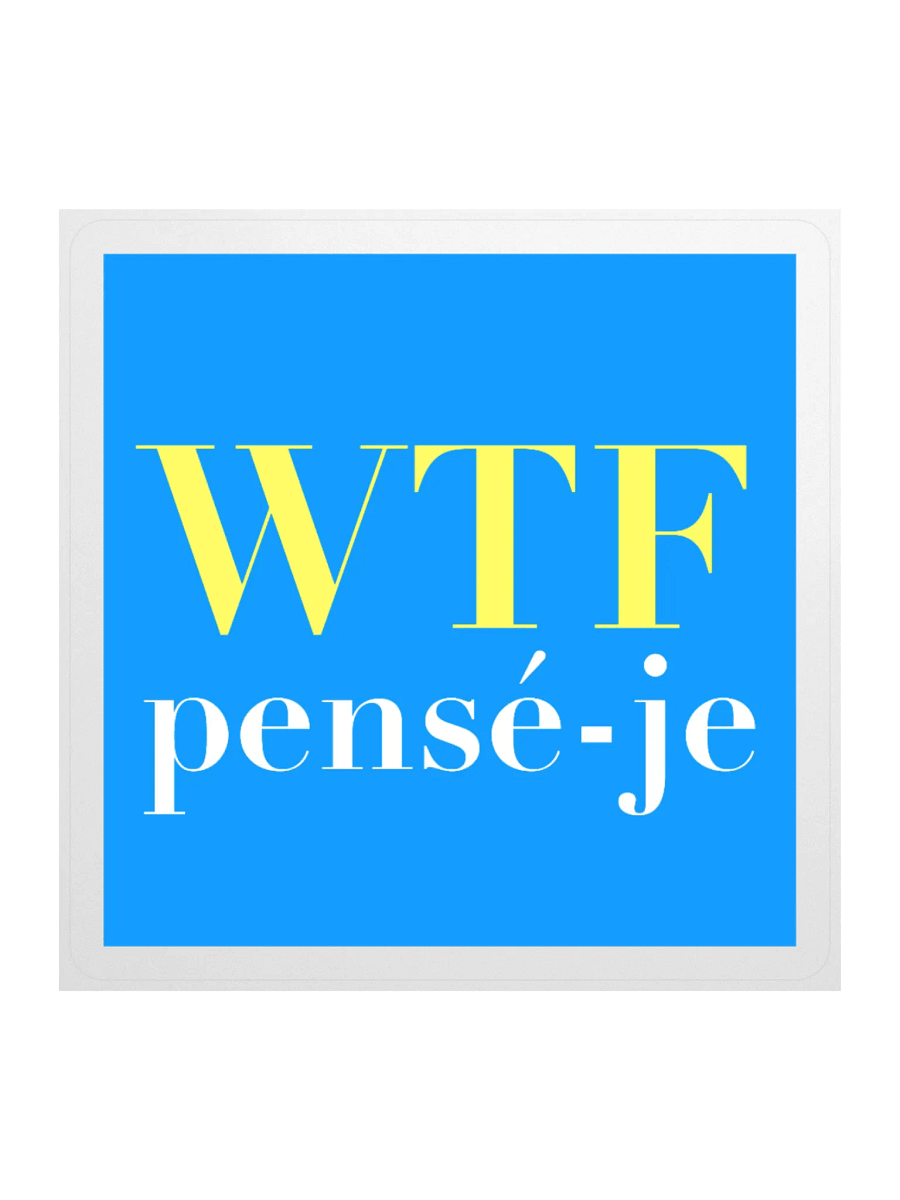 WTF pensé-je • Classic Edition sticker product image (1)