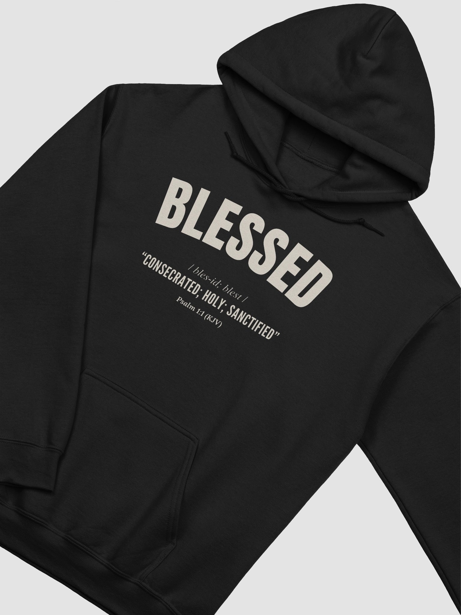 BLESSED Phonetic Classic Hoodie product image (3)