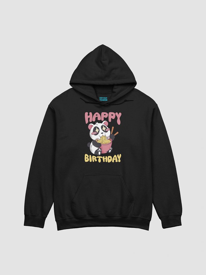 Happy Birthday (Panda Eating Noodles) Hoodie product image (1)