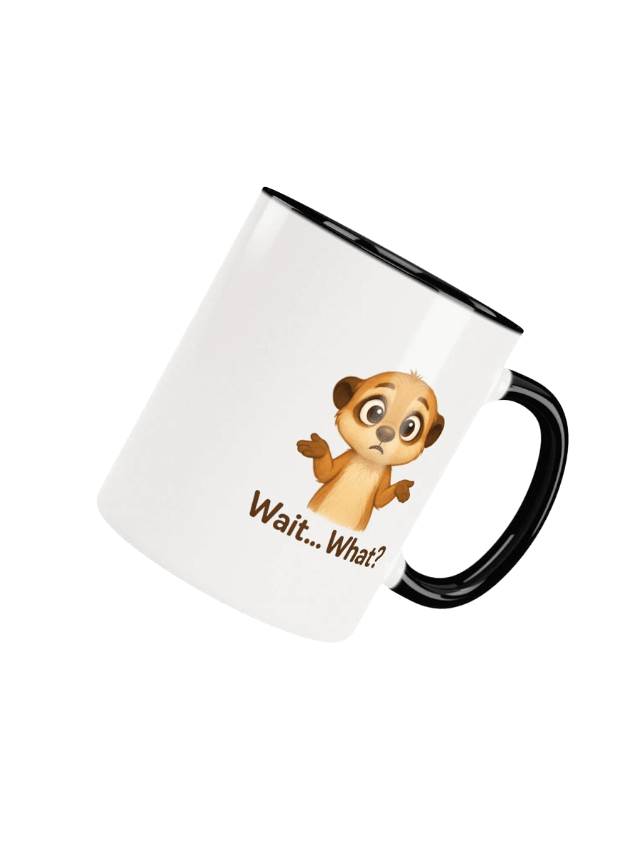 Puzzled Meerkat Ceramic Mug product image (4)