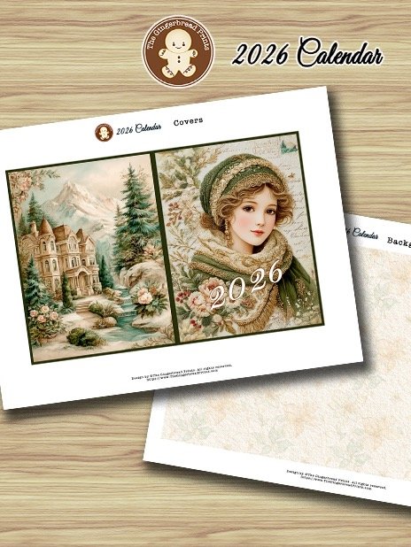 2026 Vintage Calendar – Instant Download product image (1)