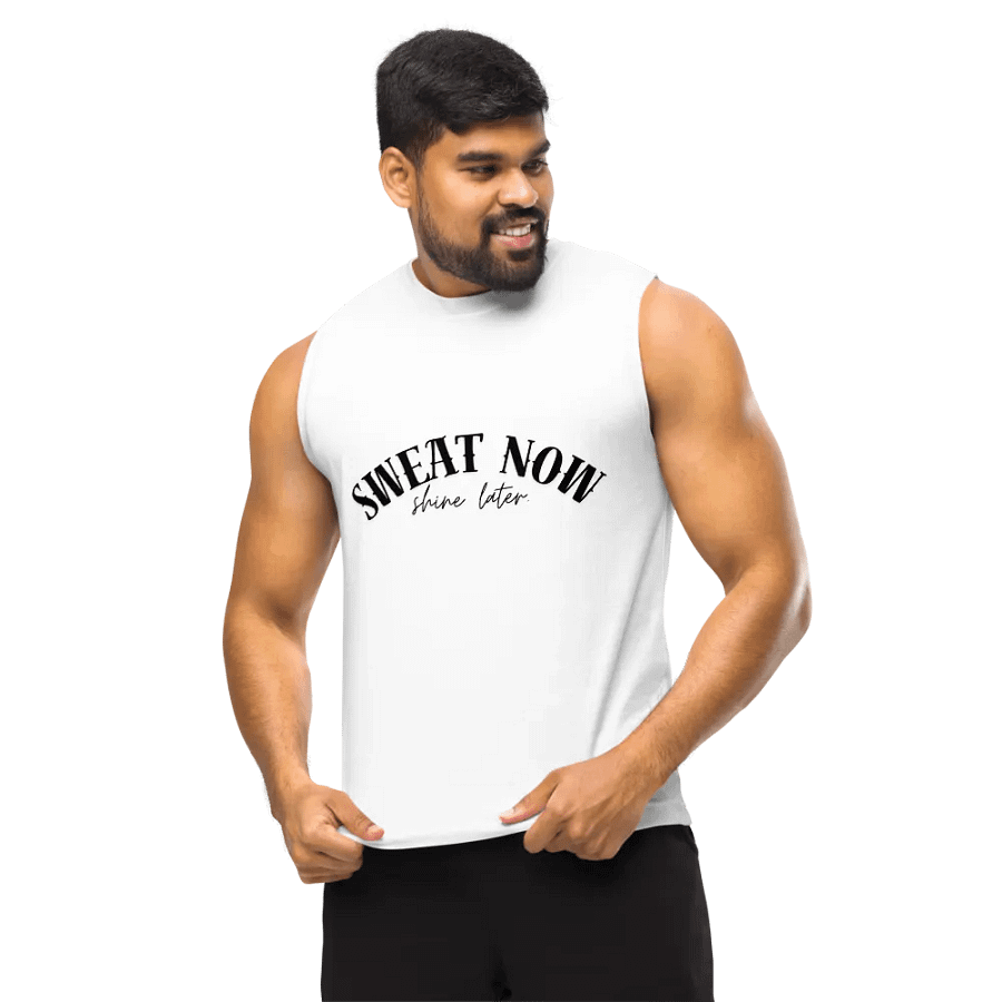 Bella+Canvas Muscle Tank ⚪️ Sweat now, shine later product image (10)
