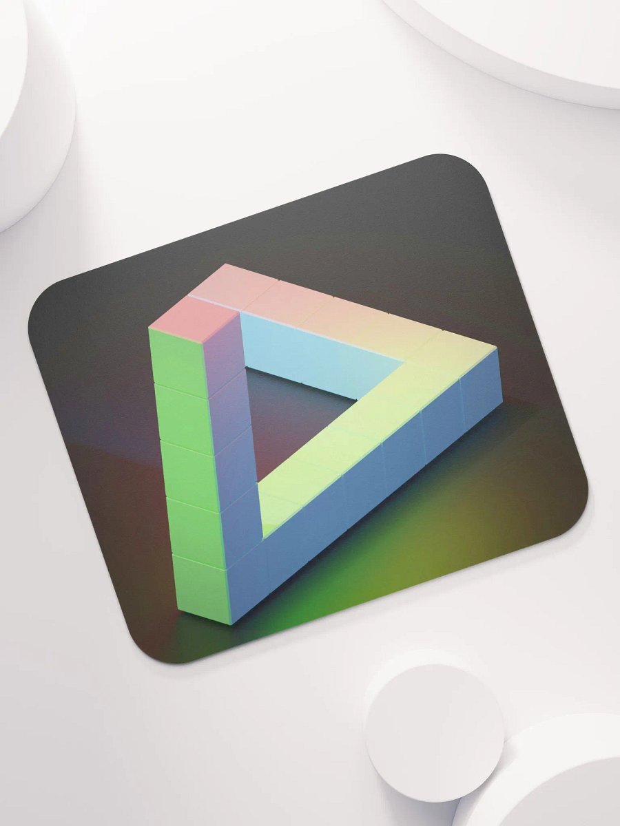 Mouse pad with illusion design. product image (7)