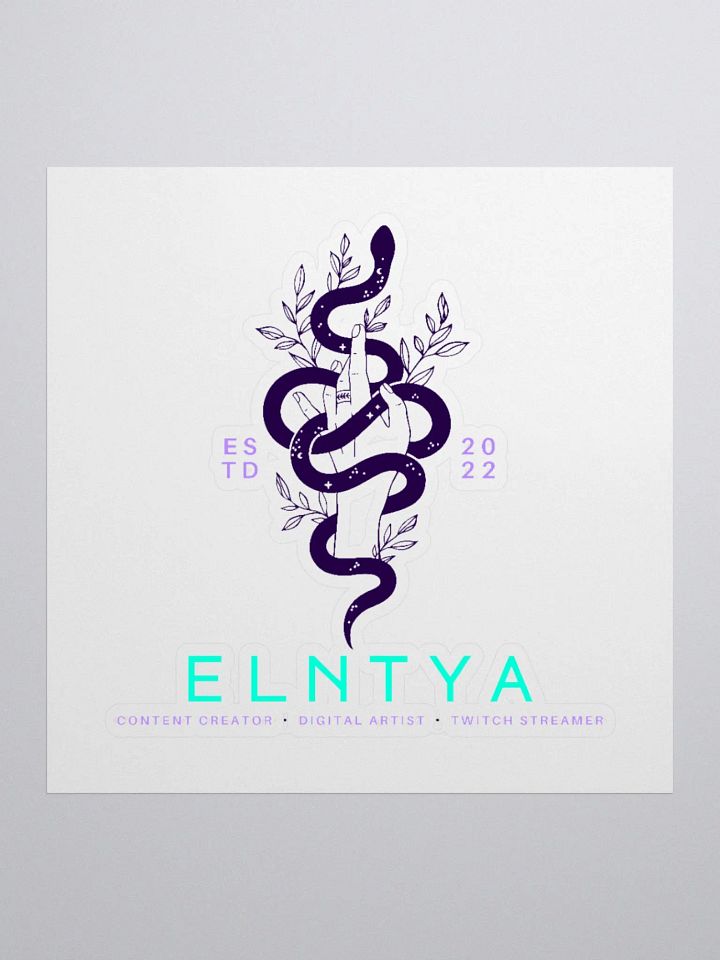 Purple Snek Logo Sticker product image (2)