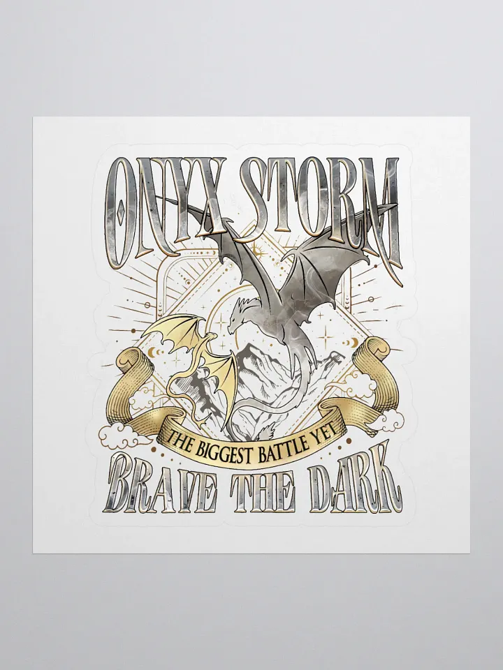 Onyx Storm - Brave The Dark - Sticker product image (1)