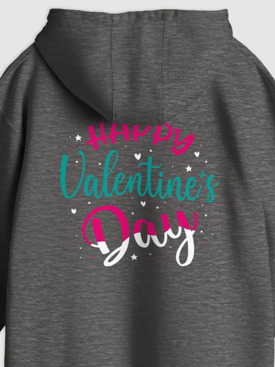 Happy Valentine's Day Pullover Hoodie (Back Only) product image (2)