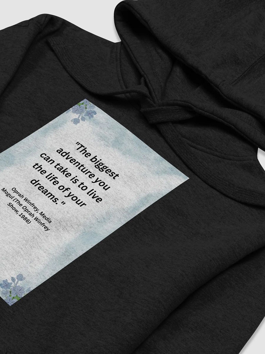 "The biggest adventure you can take is to live the life of your dreams." HOODIE product image (3)