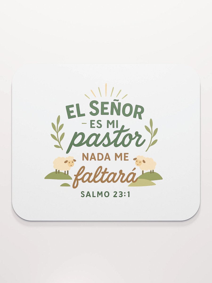 Faith Mouse Pad – “El Señor es mi Pastor” – Spanish Christian Design product image (2)