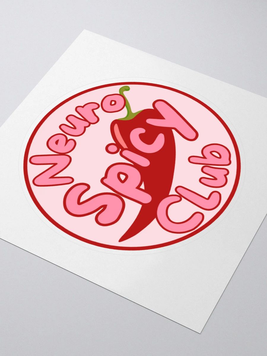 Neurospicy Club Sticker product image (4)