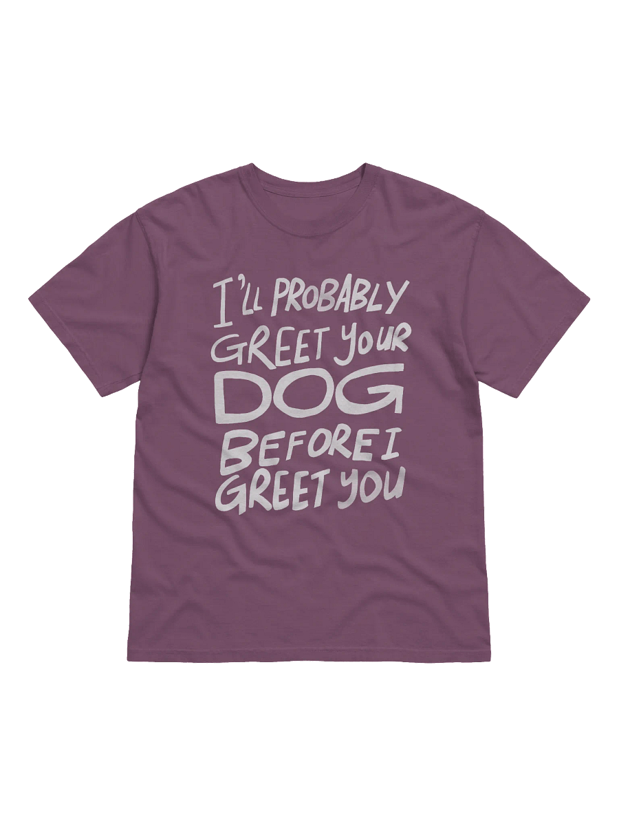 I'll Probably Greet Your Dog First Relaxed Tee product image (1)