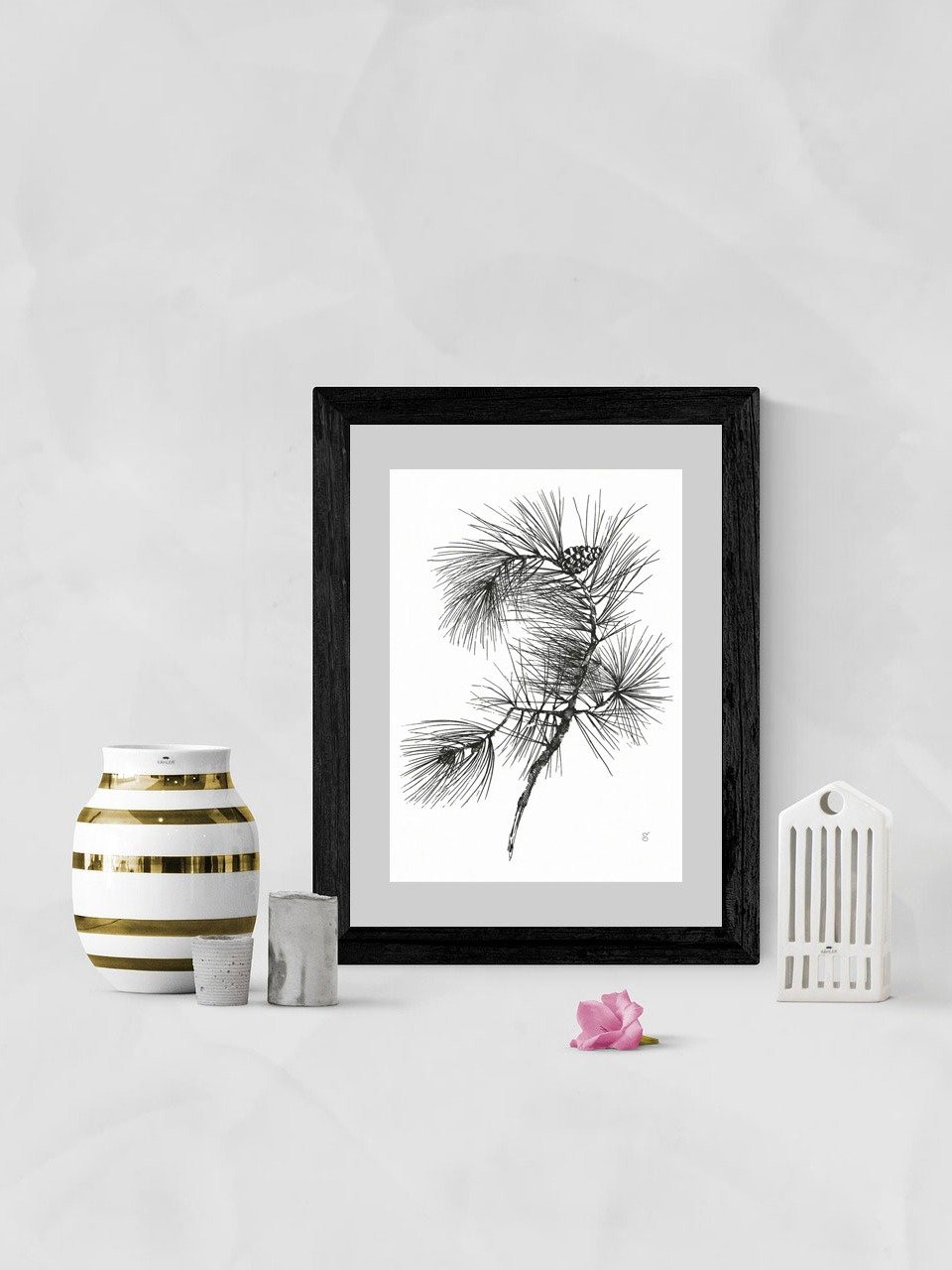 Whimsical Pine Branch Poster - Pine Branch product image (6)