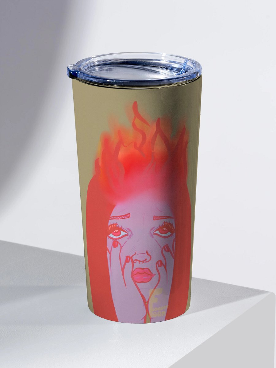 "Up in Flames" Stainless Steel Tumbler product image (2)