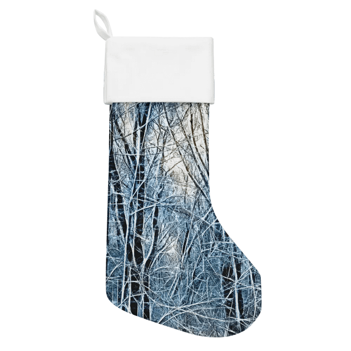 4 O clock Winter Landscape Christmas Stocking product image (1)