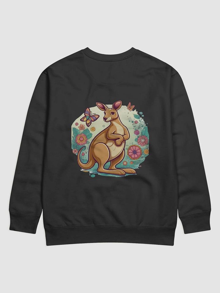 Whimsical Kangaroo Garden Sweatshirt product image (2)
