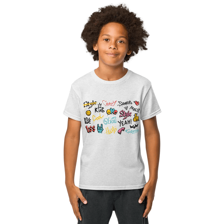 Kids T-Shirt Abstract Lettering Graffiti product image (1)