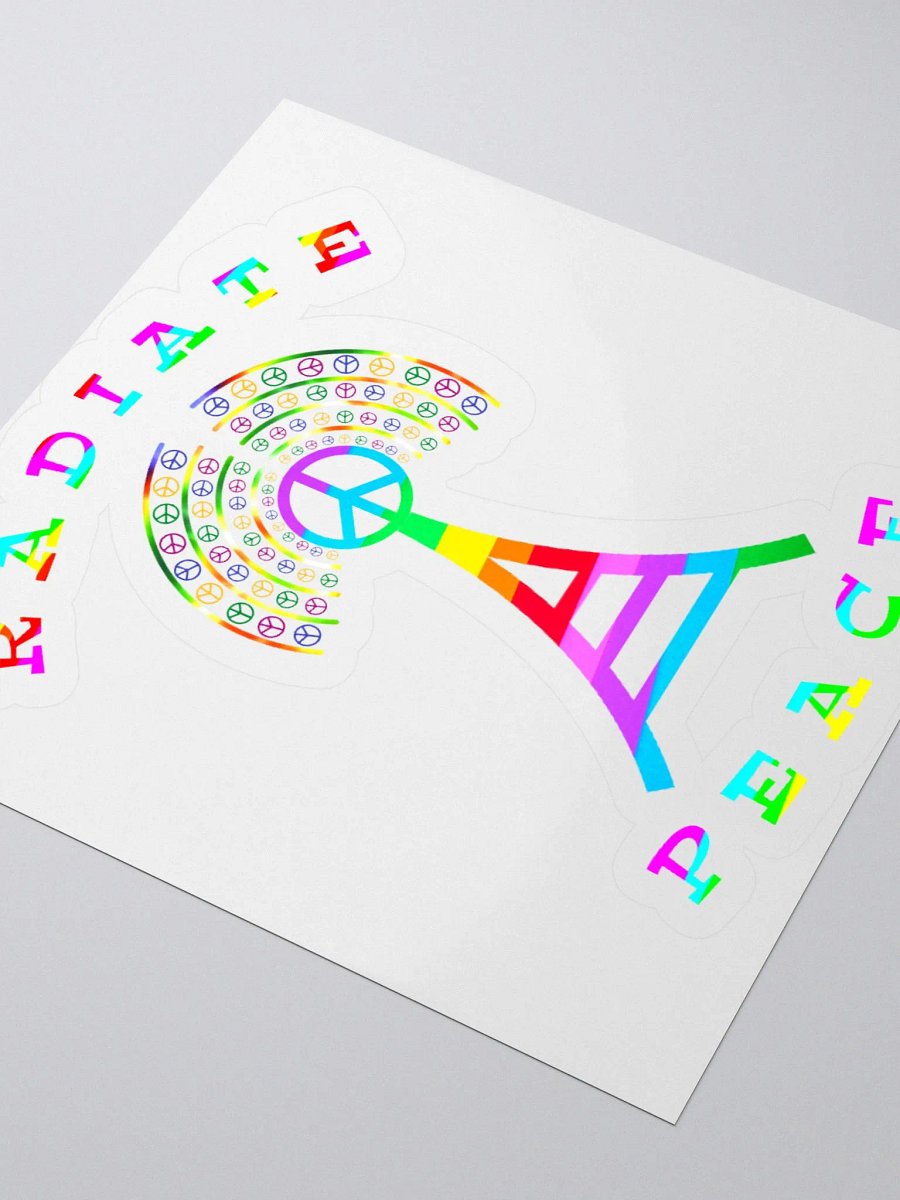 Radiate Peace Sticker product image (8)