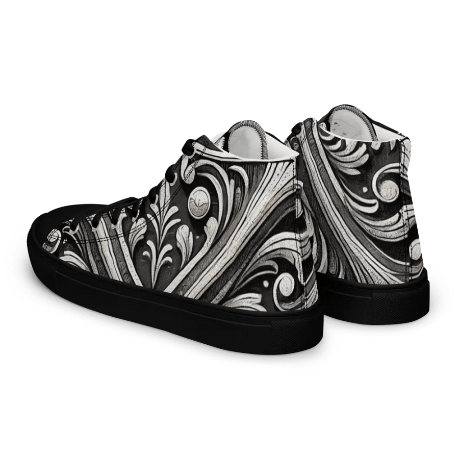 Floral X High Top Canvas Shoes product image (10)