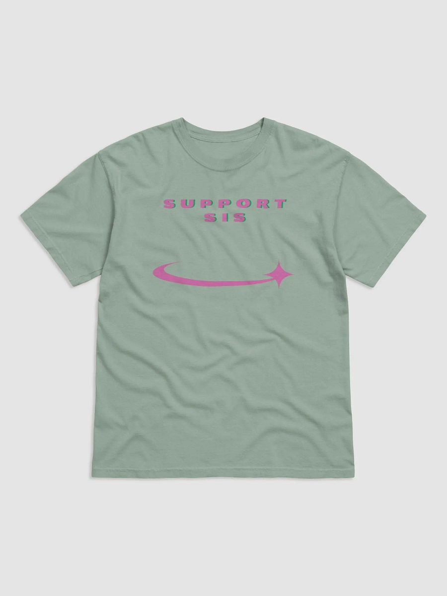 K.H. Support Sis Logo Graphic Tee (Pink/Green) product image (1)