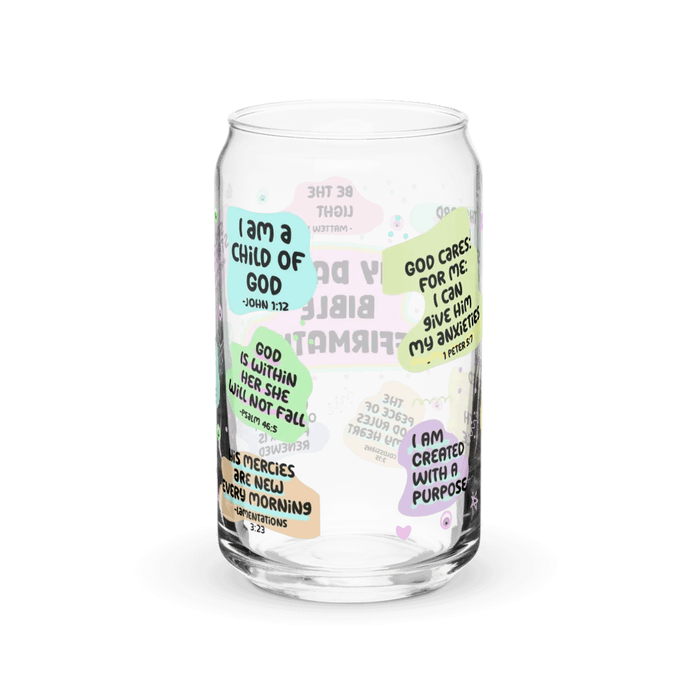 Bible Affirmation Can-Shaped Glass product image (5)