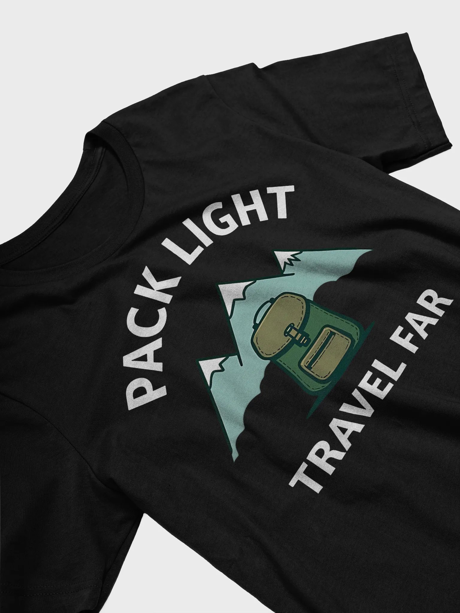 Pack Light Travel Far Backpacking Hiking Adventure product image (4)