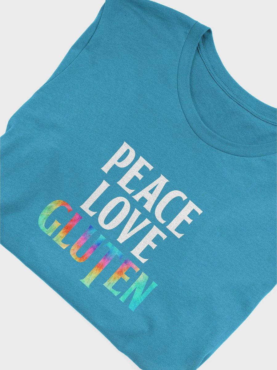 Peace Love Gluten Unisex T-Shirt product image (10)