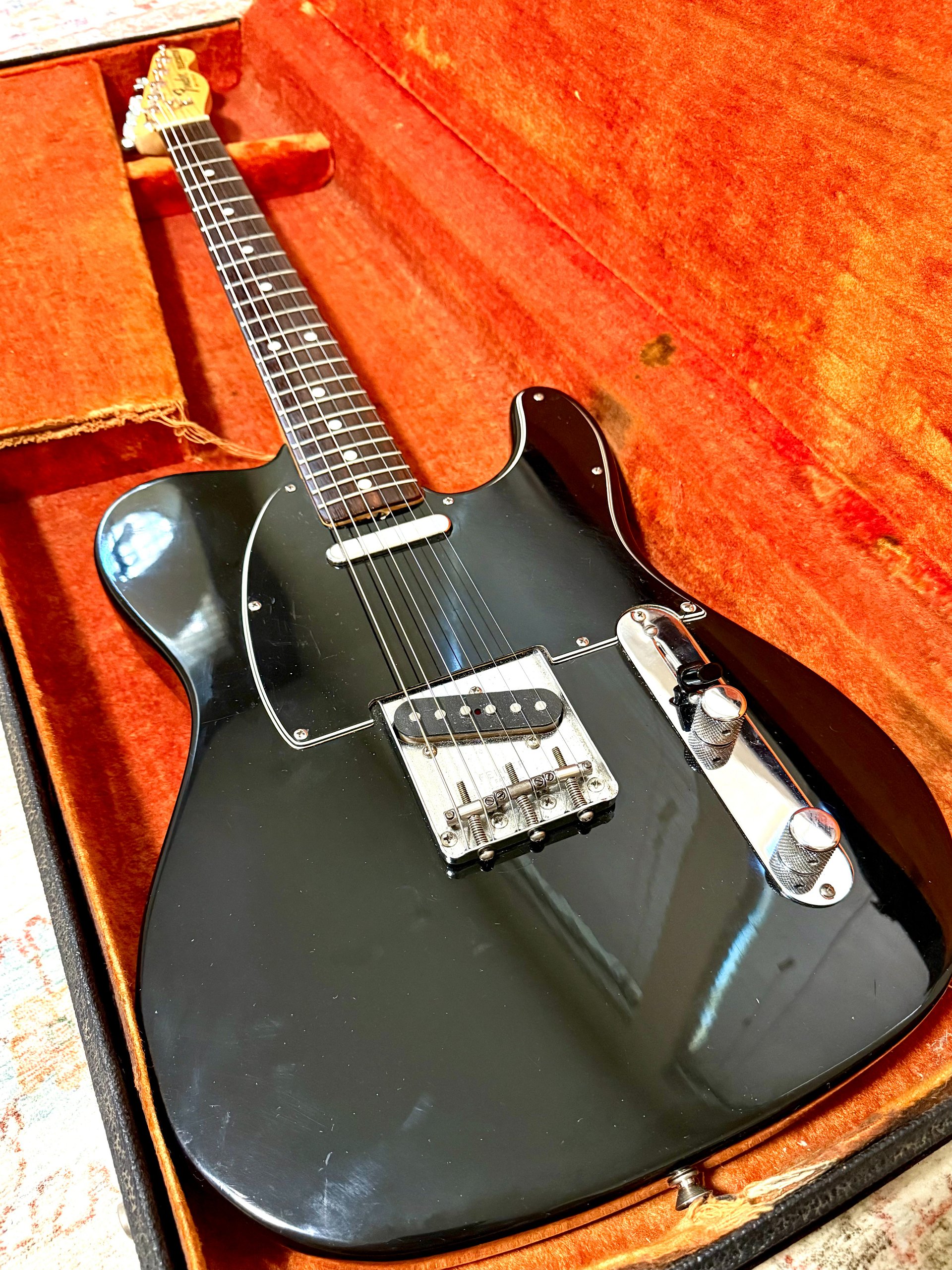 1978 Fender Telecaster "FACTORY BLACK" w/ ROSEWOOD Fretboard + OHSC product image (1)