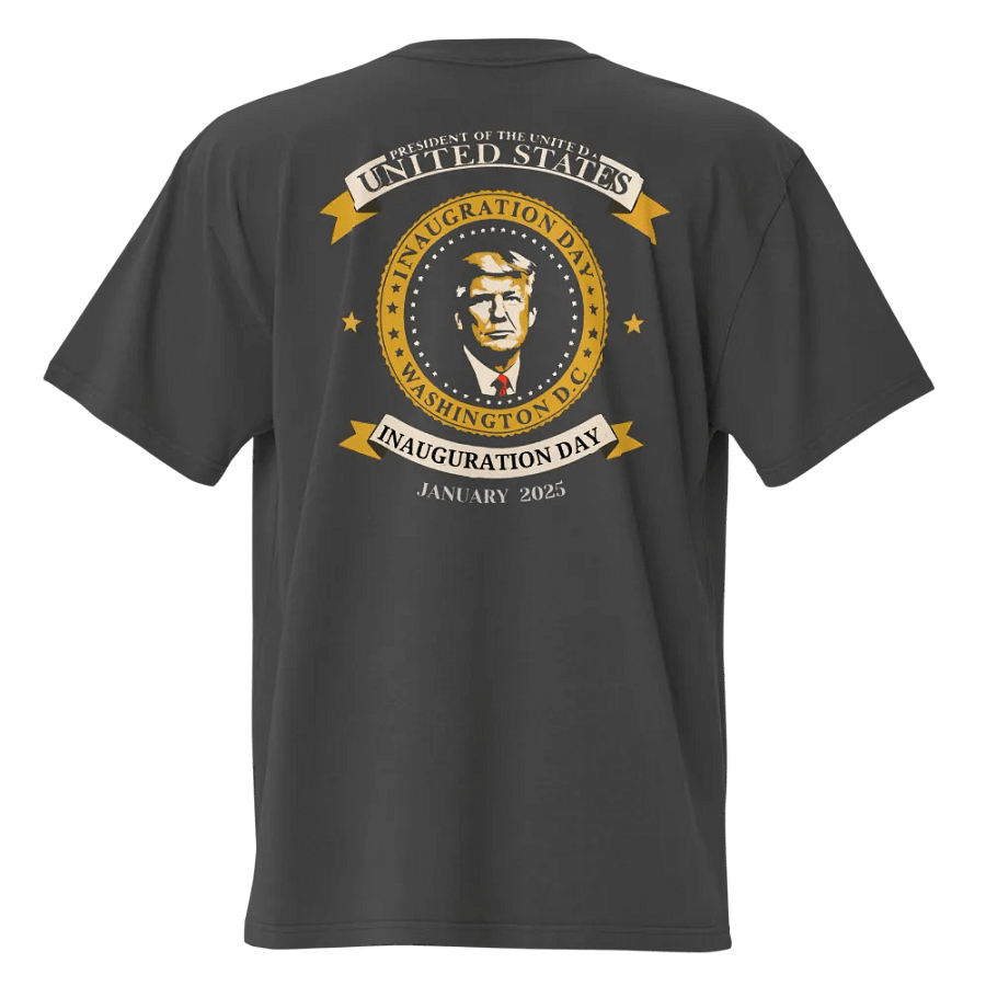 Trump Inauguration Day Ceremony Men's Oversized Tee product image (3)