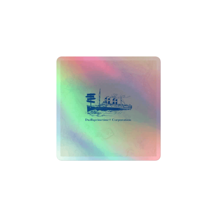 Dwillsprimetime® Corporation Holographic Stickers Pack product image (1)