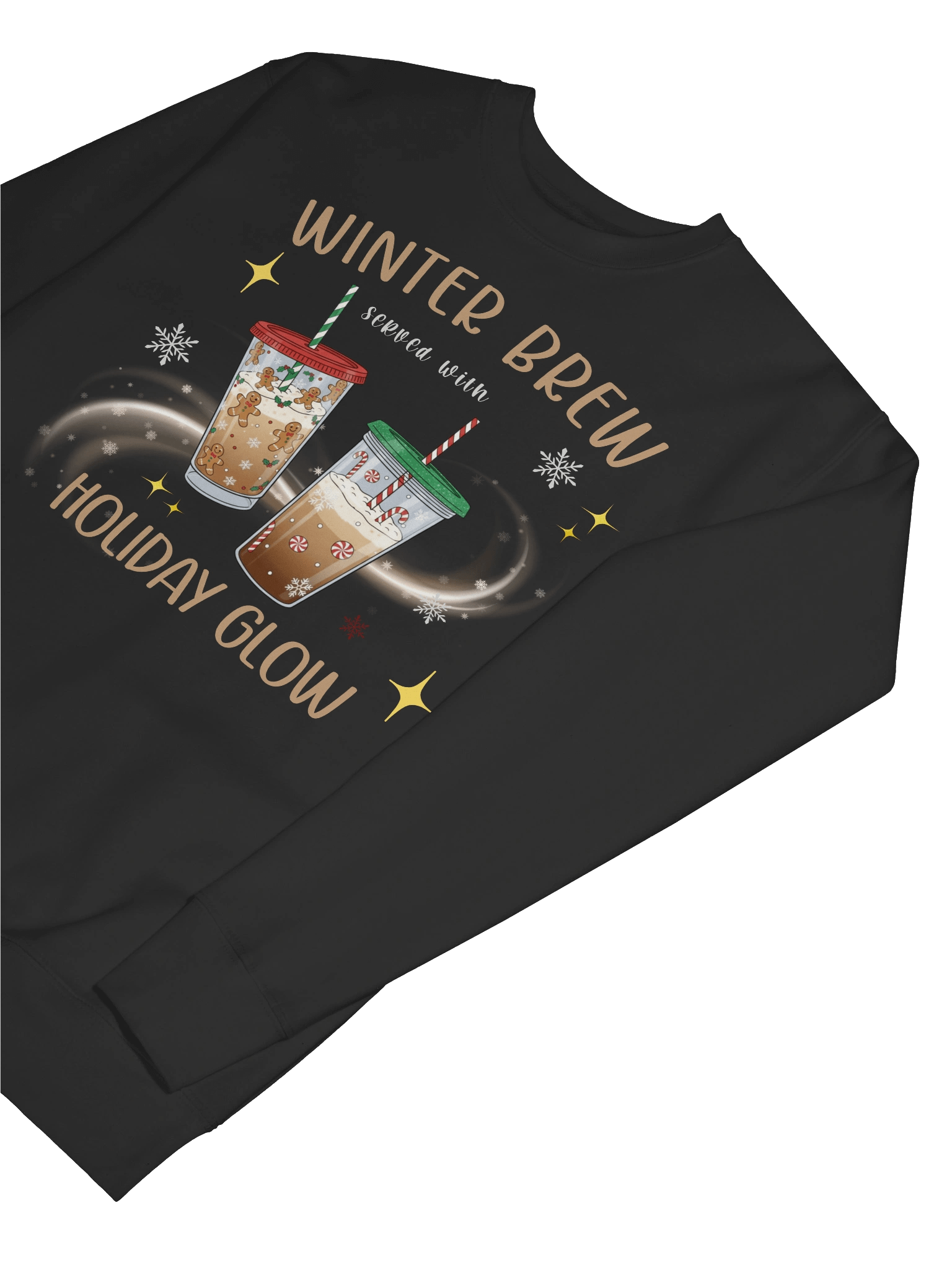 Winter Brew with Holiday Glow To Go – Festive Holiday Coffee Cup Design | Cozy Christmas Aesthetic Art product image (39)