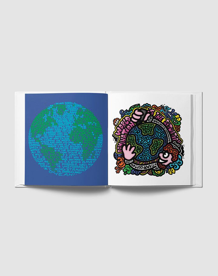 (Pre-Order) 'Straight Outta DoodleLand' Special Edition, Signed Hardback Book Vinyl product image (2)