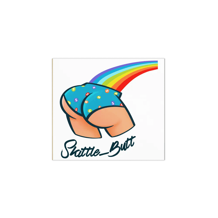 Rainbow Skittle Butt Notepad product image (1)