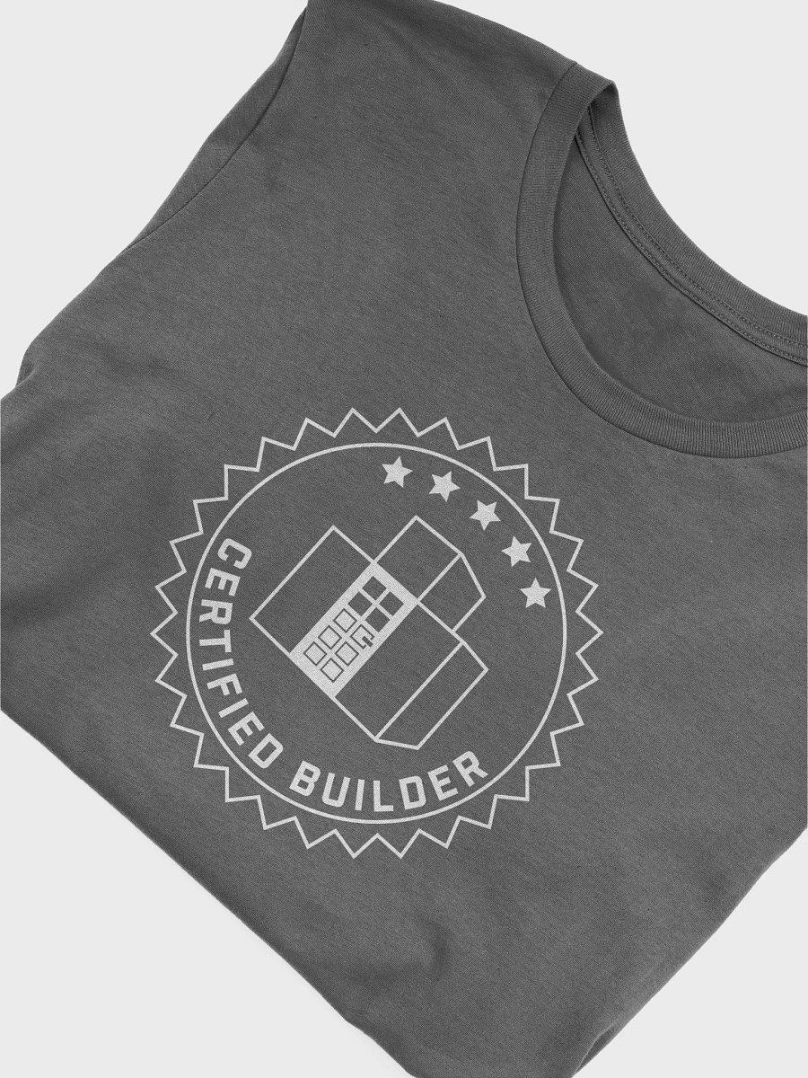 Certified Builder Seal Outlined T-Shirt product image (5)