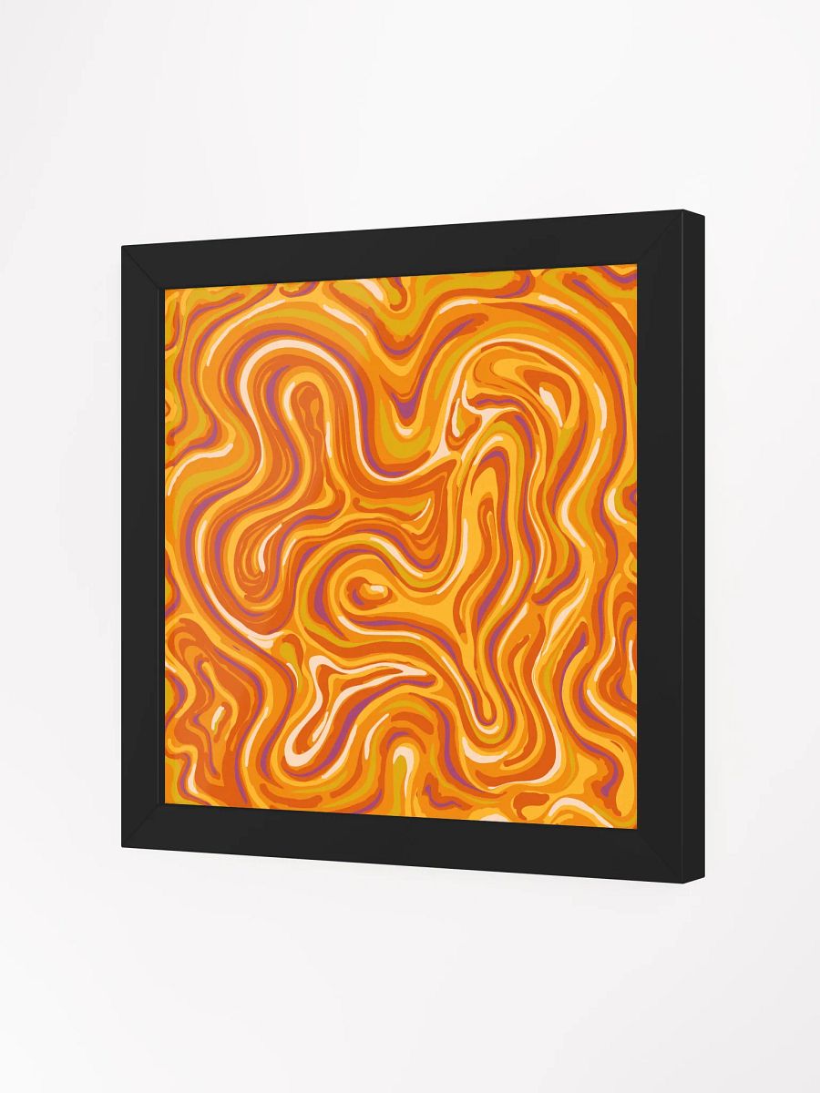Swirling Sunset Framed Abstract Poster - Stone No. 6 product image (26)