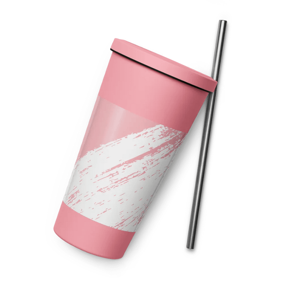 Paint Brush Pink Insulated Tumbler product image (9)