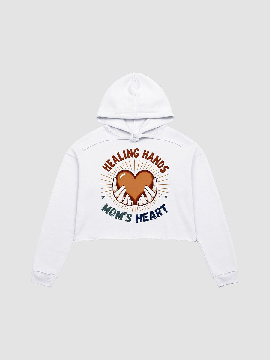 Healing Hands Mom's Heart Crop Hoodie product image (3)