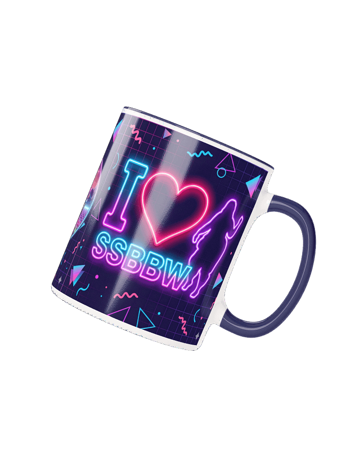 Neon I heart SSBBW BOB TV  Ceramic Mug! product image (2)