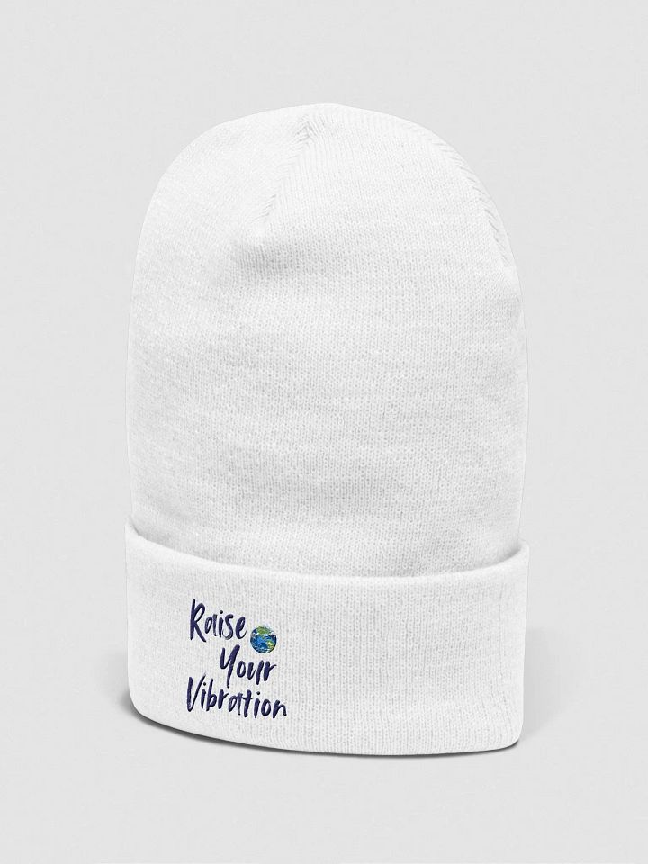 Raise Your Vibration Cuffed Beanie product image (2)
