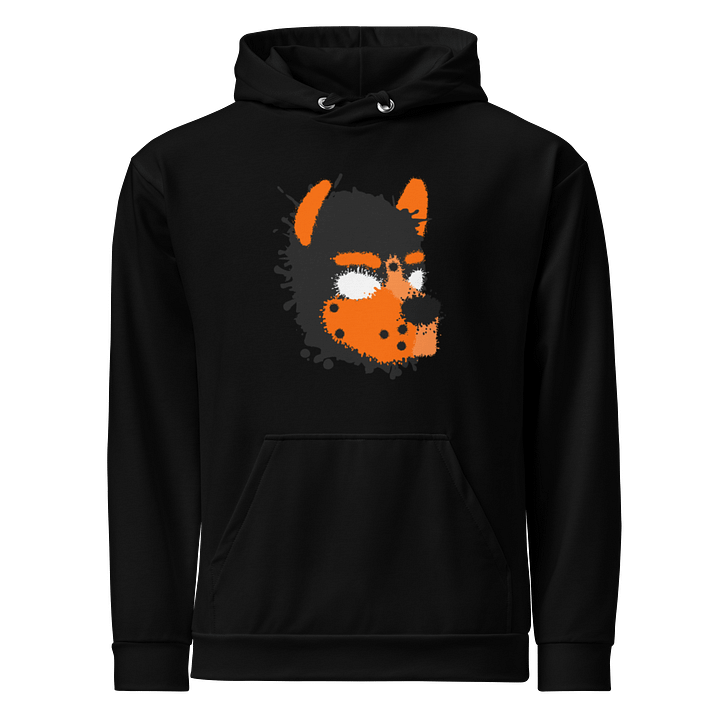 Pup Splatter Hoodie - Black / Orange product image (1)
