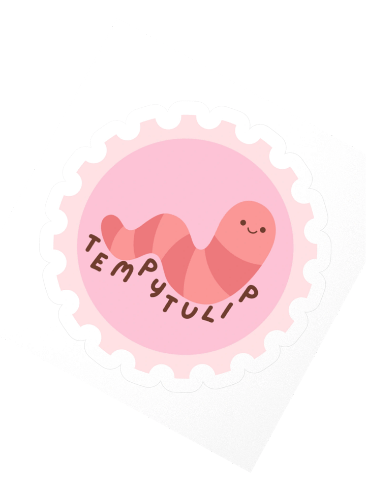 wormpy stamp sticker product image (4)