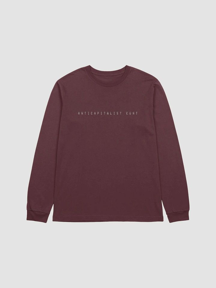 ANTICAPITALIST C*NT long sleeve supersoft tee product image (21)