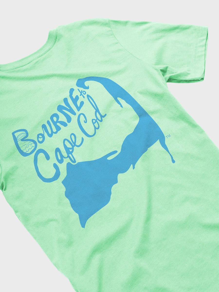 Women's | BOURNE to Cape Cod™ | Supersoft T-Shirt by Bella+Canvas | Deep Sky Blue Logo on Bright Colors product image (41)