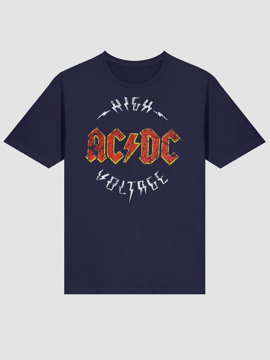 AC/DC T-Shirt - High Voltage Vintage Logo product image (2)