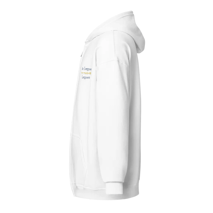 Longford/An Longfort Orthodox style Ogham embroidered Zip Hoodie product image (7)