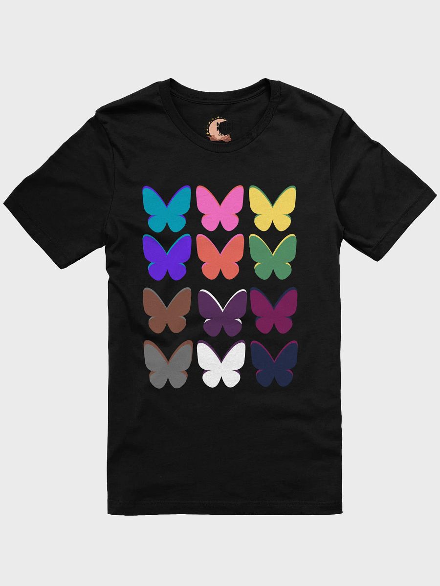 Minimalist Butterfly Grid Tee - Modern Aesthetic Comfort Shirt product image (1)