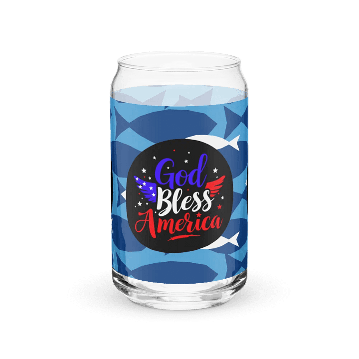 Can-Shaped Glass: God Bless America product image (2)
