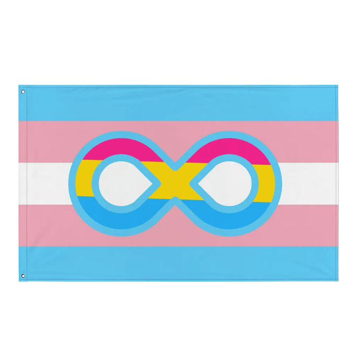 Trans Pansexual Autistic Flag product image (1)