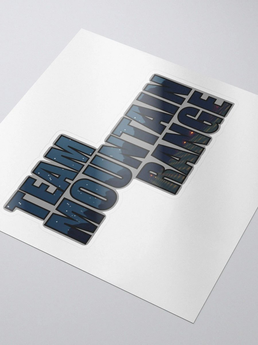 Team Mountain Range Sticker product image (3)
