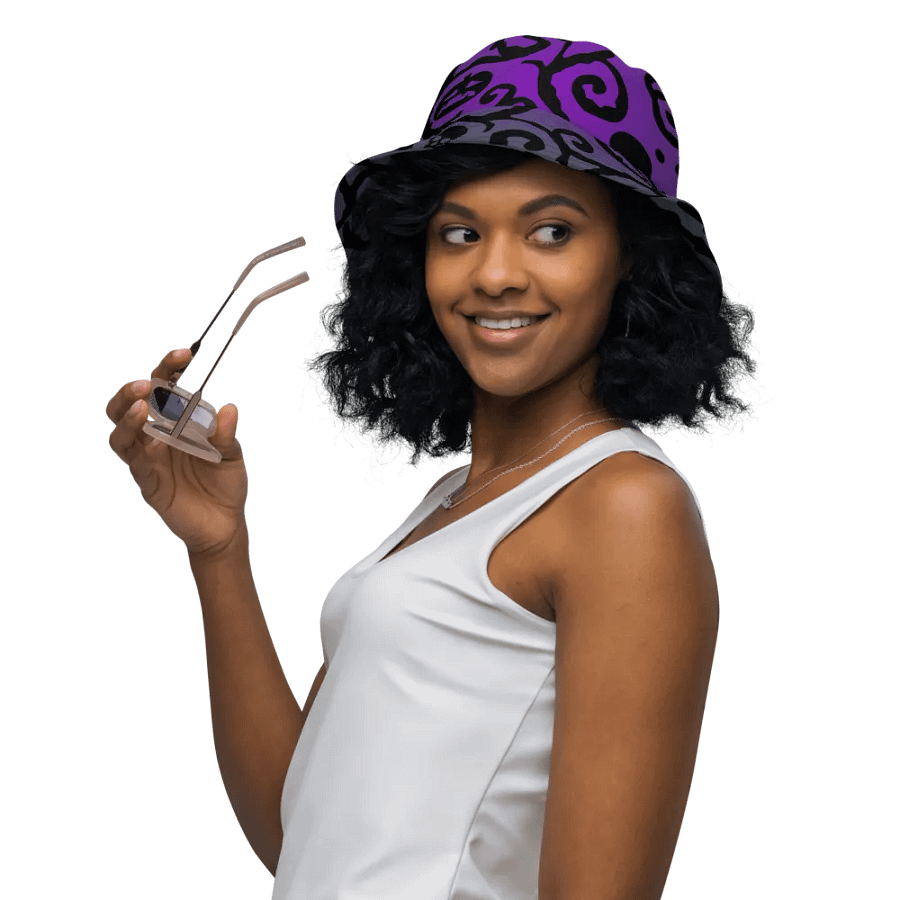 Green & Purple Scary Pumpkins Skull Hat product image (7)